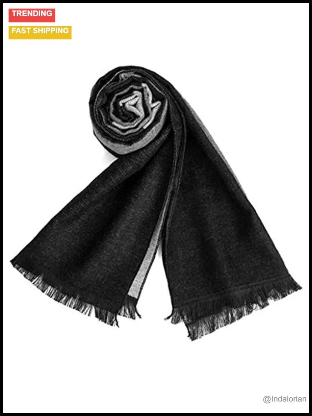 Warm Winter Plaid Scarf Acrylic Men's Fashion Scarf